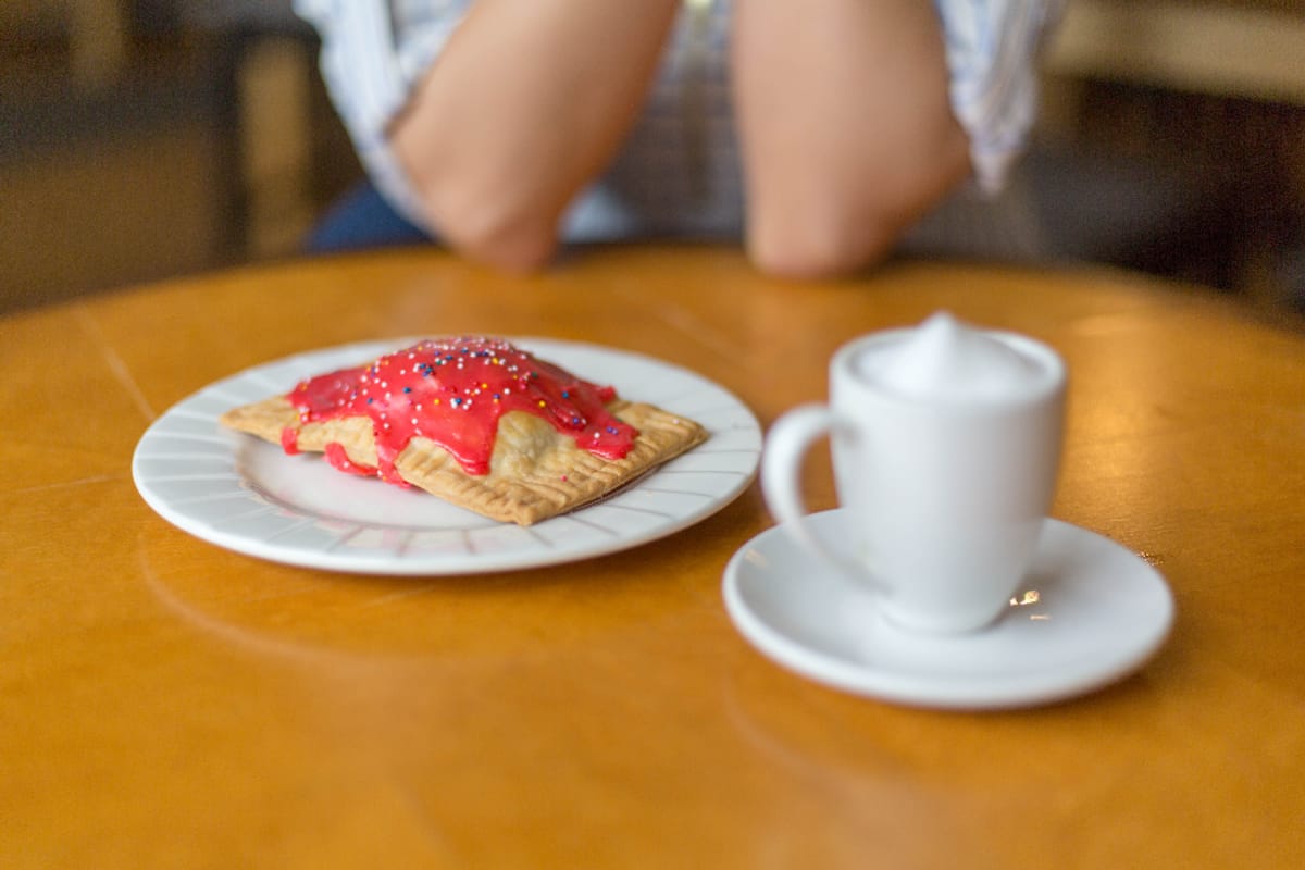 Merienda con café