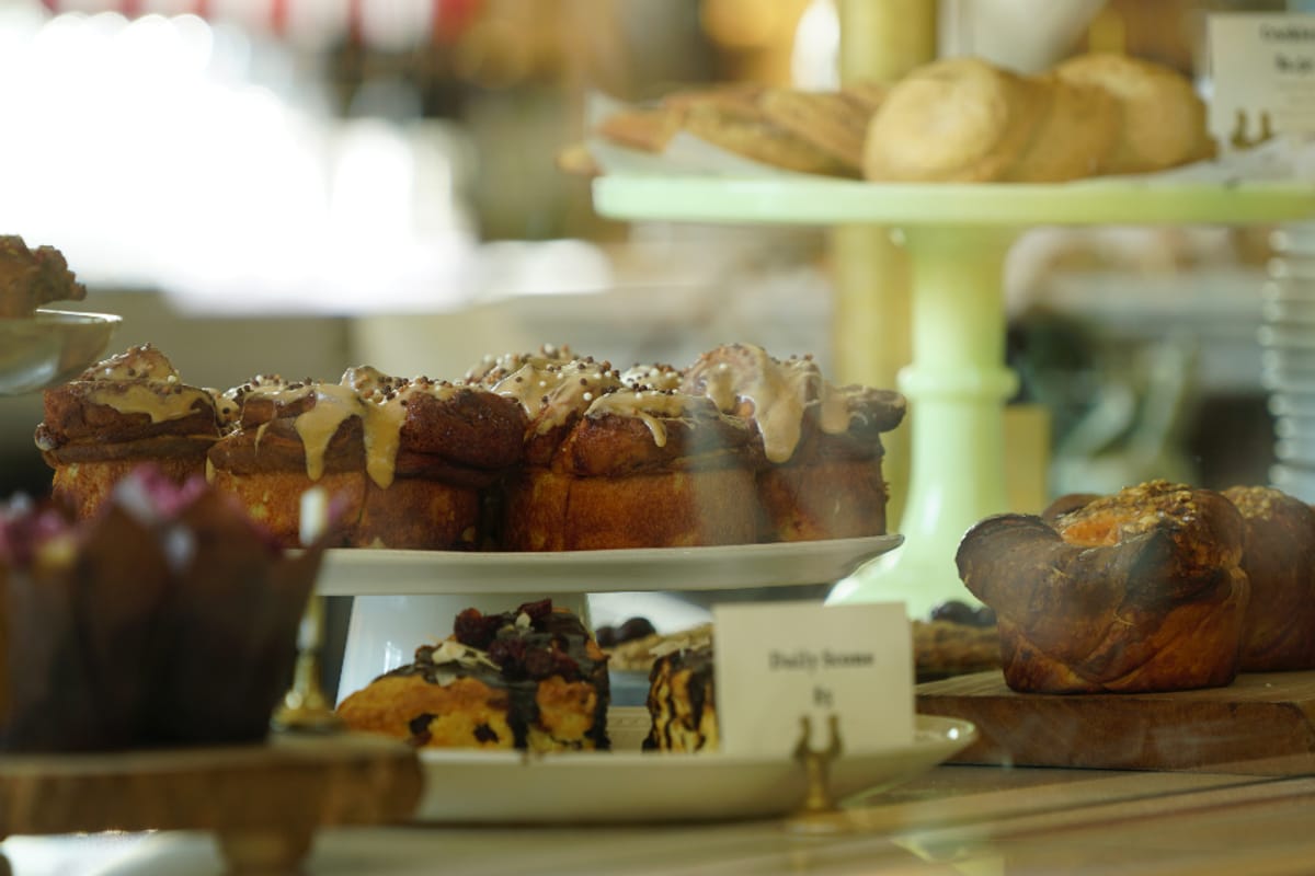 Vitrina de la pastelería