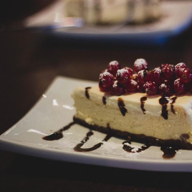 Cheesecake con cerezas