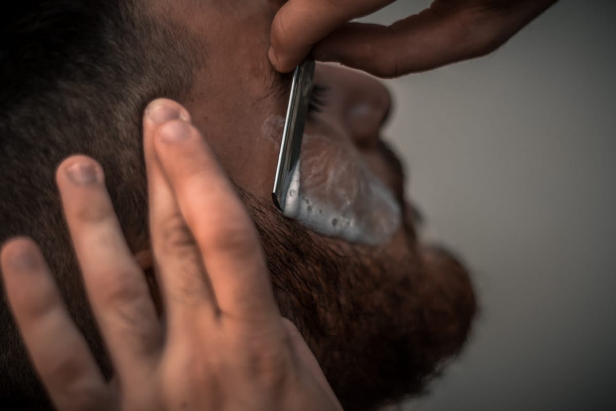 Barba perfilada