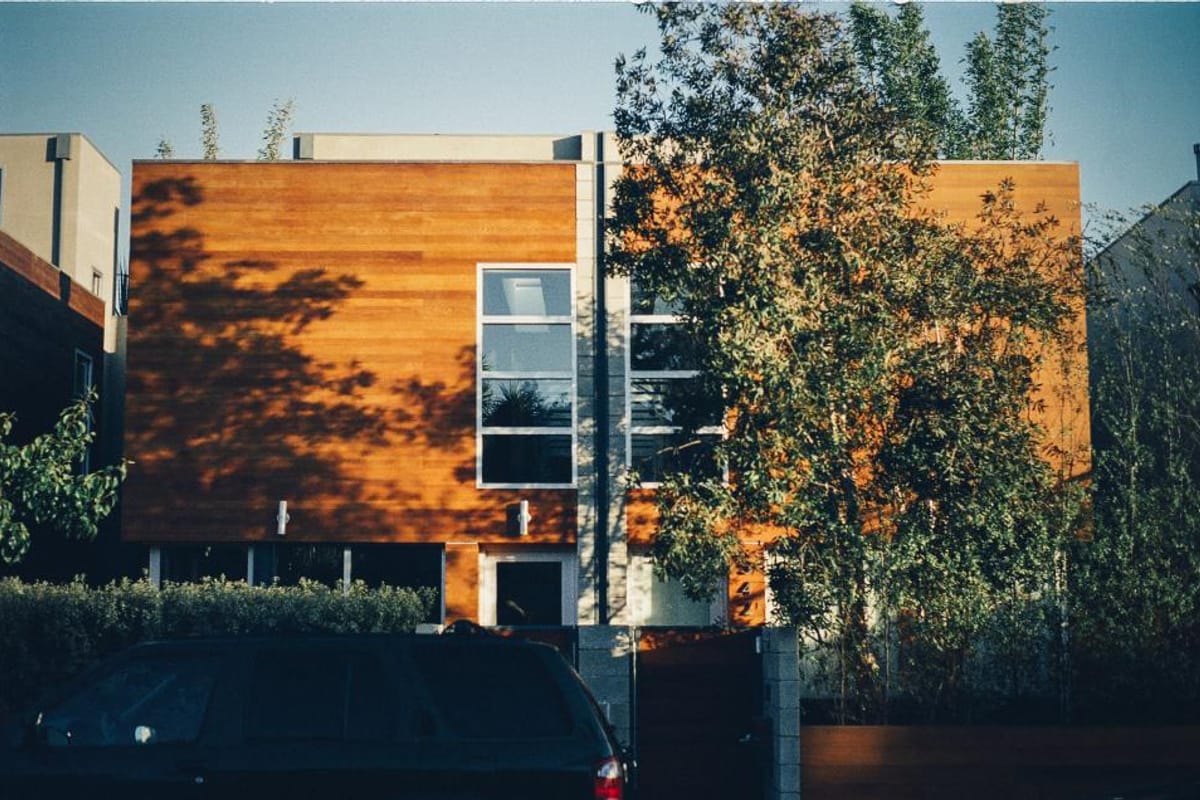 Casa moderna de madera
