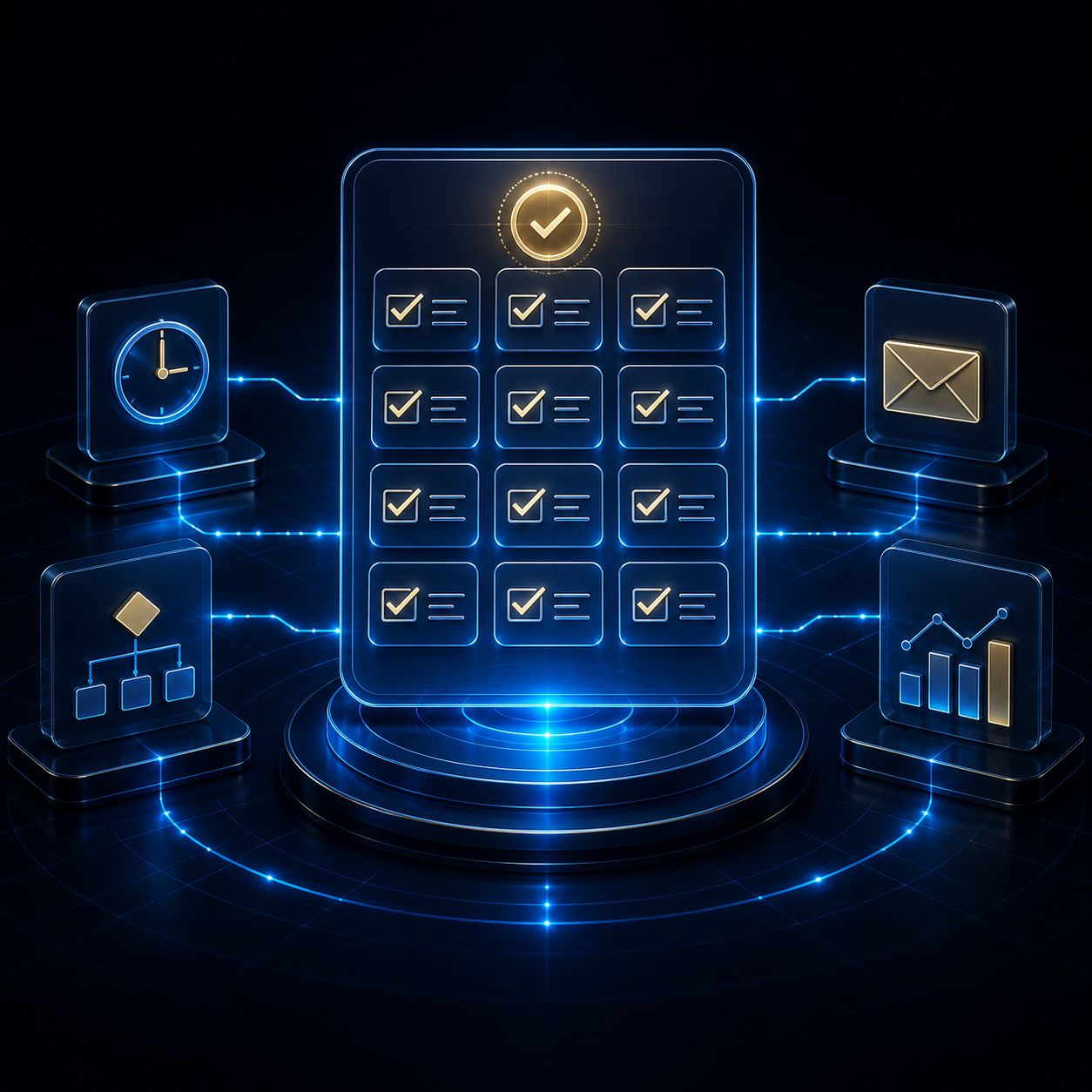 Checklist de automatización OneGetUP con 12 tareas para ahorrar tiempo