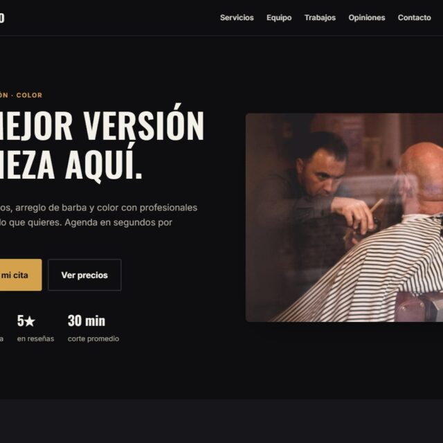 Vista previa de la plantilla web Estilo