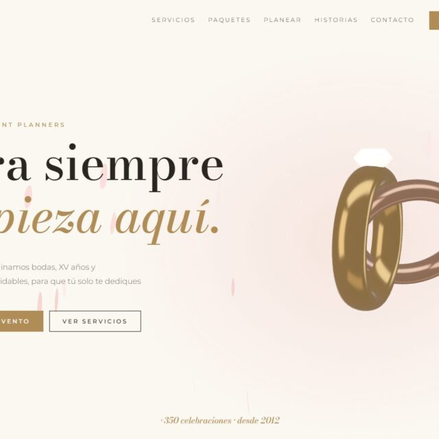 Vista previa de la plantilla web Everlove