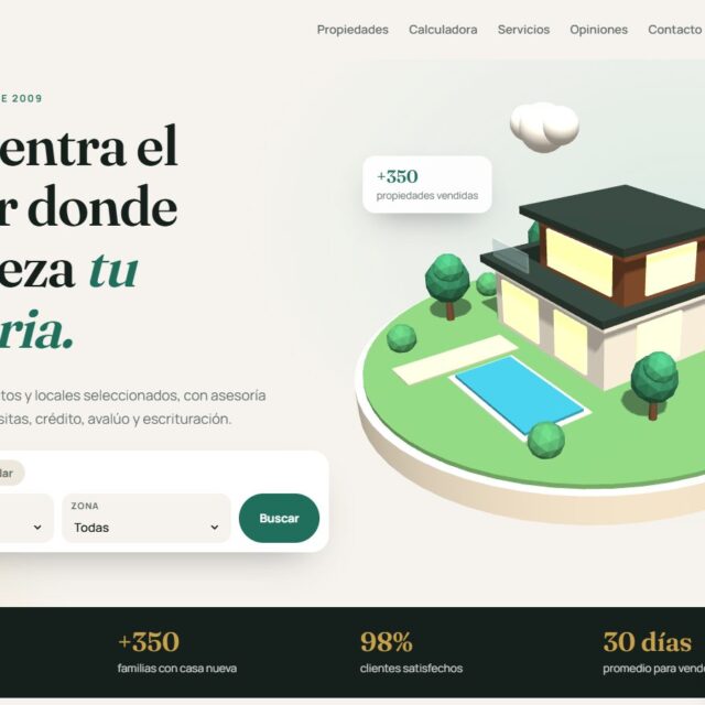 Vista previa de la plantilla web Habitta