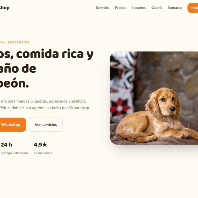 Vista previa de la plantilla web Huellas