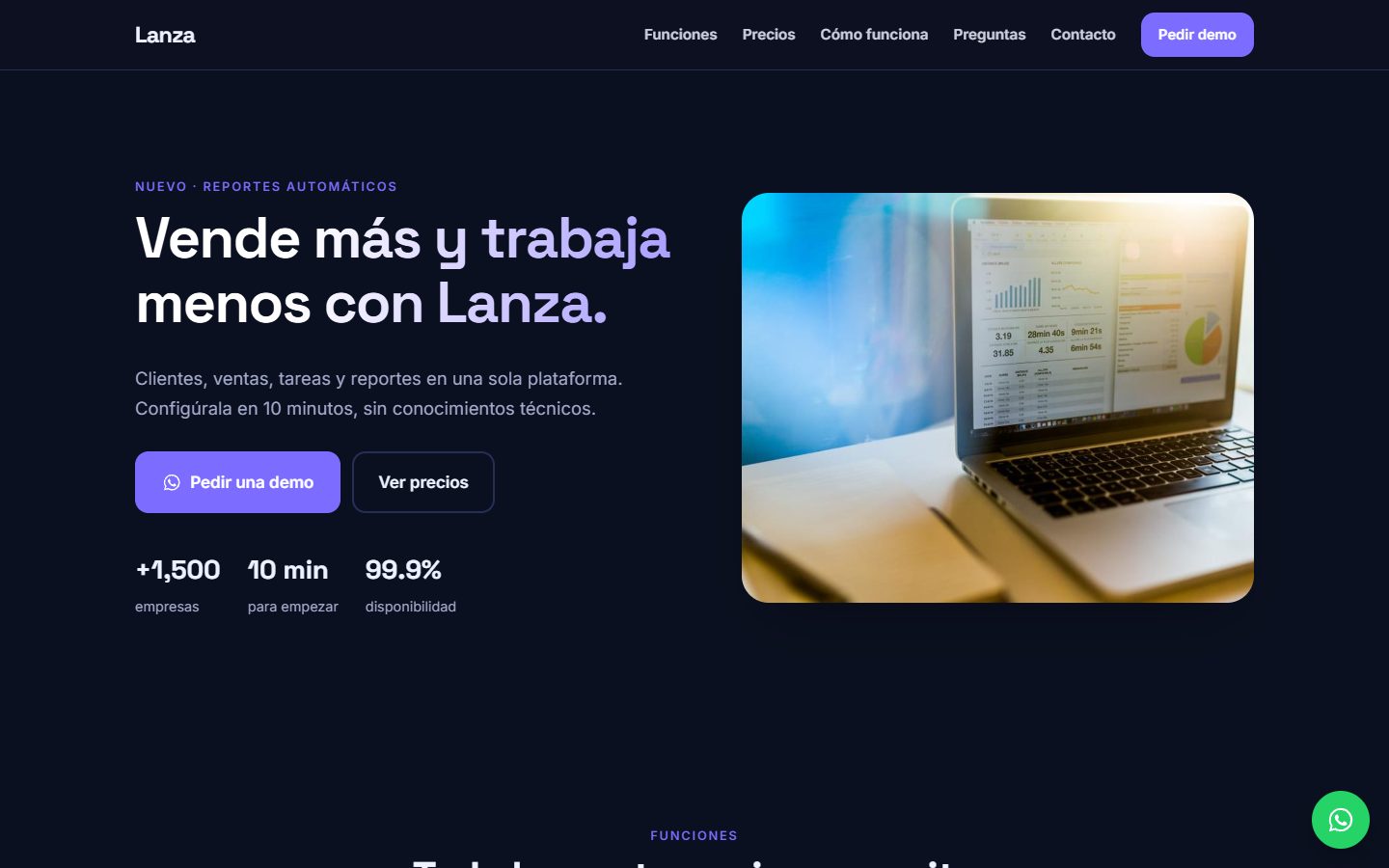 Vista previa de la plantilla Lanza