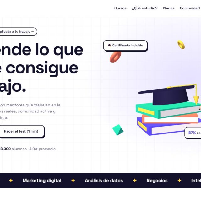 Vista previa de la plantilla web Mentora
