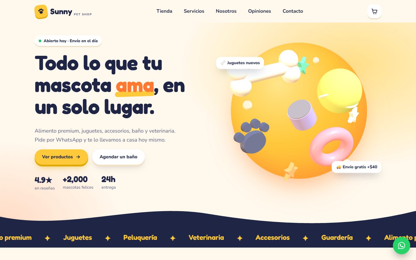 Vista previa de la plantilla Sunny