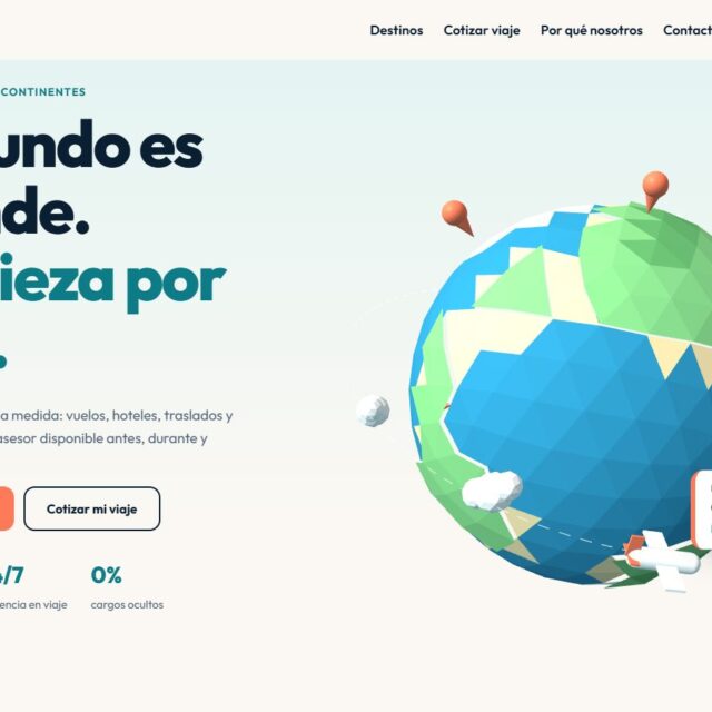 Vista previa de la plantilla web Wanderly